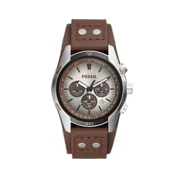 Fossil Coachman CH2565 Koyu Kahverengi / Gümüş / Çelik Saatler