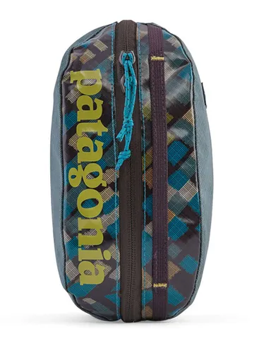 Kosmetyczka organizer Patagonia Black Hole Cube S - fitz roy patchwork / nouveau green