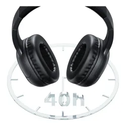 Słuchawki bezprzewodowe USAMS YG23 Yun Series Nauszne Bluetooth 5.3 Czarny