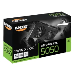 Karta graficzna Inno3D GeForce RTX 5050 Twin X2 OC 8GB GDDR6 128bit DLSS 4