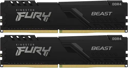 Pamięć RAM Kingston FURY Beast 16GB (2 x 8GB) 2666 CL16 Czarny