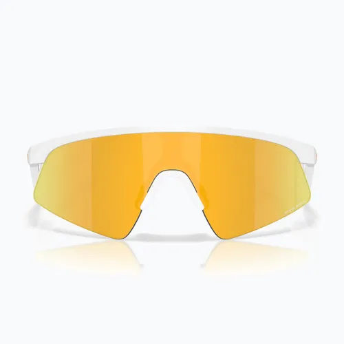Okulary przeciwsłoneczne dziecięce Oakley resistor sweep matte white/prizm 24k