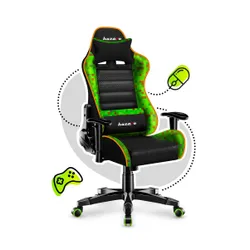 Fotel HUZARO Ranger 6.0 Pixel Mesh Czarno-zielony