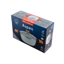 Garnek aluminiowy z pokrywką FLORINA ASPEN 3,9 l