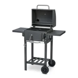 Grill węglowy Berdsen BD-892 ogrodowy komin żeliwny ruszt termometr + pokrowiec