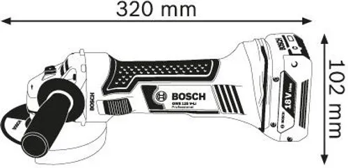 Bosch GWS 18 V-LI Taşlama Makinesi