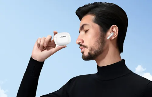 Słuchawki bezprzewodowe Earfun Air2 Dokanałowe Bluetooth 5.3 Biały