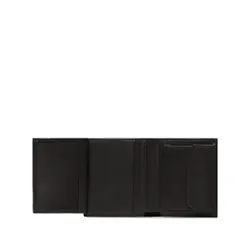 Маленький мужской кошелек Calvin Klein Duo Stitch Trifold 6cc с монетой K50K510324 BAX