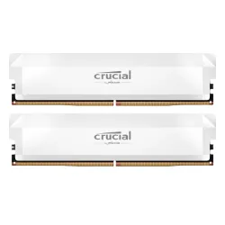 Pamięć RAM Crucial Pro Overclocking DDR5 64GB (2x32GB) 6000 CL40 Biały