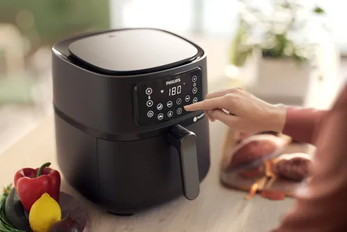 Air Fryer Frytkownica beztłuszczowa PHILIPS Ovi XXL Connected HD9285/96 7.2l Wi-Fi ponad 1000 darmowych przepisów