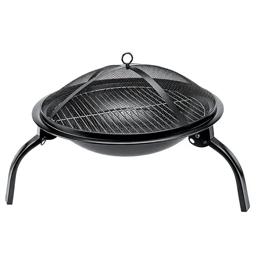 Grill węglowy VELACO VL07-BLACK Czarny