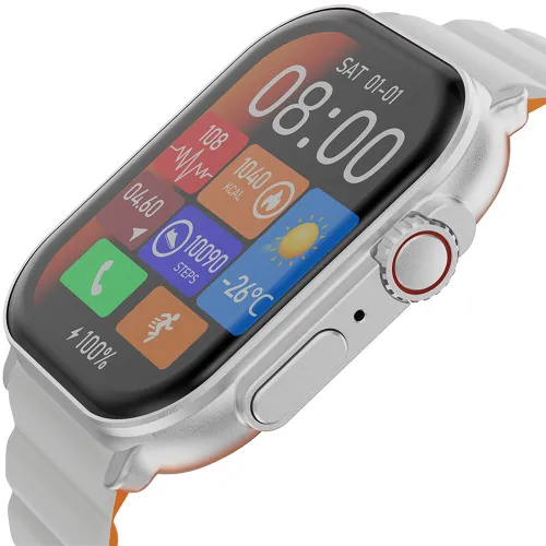 Smartwatch IMIKI Frame Pro Srebrny