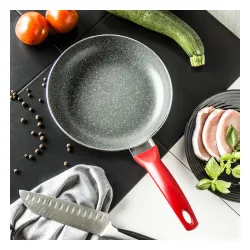 TESCOMA Manico Rosso 26 cm grafitowa - patelnia nieprzywierająca