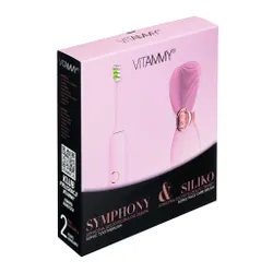 Szczoteczka soniczna VITAMMY Symphony Różowe złoto + szczoteczka soniczna do twarzy VITAMMY Silko