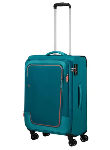 Walizka średnia American Tourister Pulsonic - stone teal