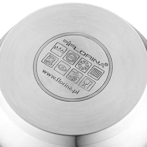 Garnek ze stali nierdzewnej z pokrywką FLORINA ALEX 3,9 l