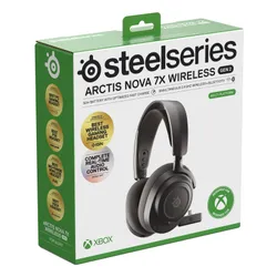 Słuchawki STEELSERIES Arctis Nova 7X Gen 2 Bezprzewodowe, Nauszne, Dźwięk przestrzenny Czarny