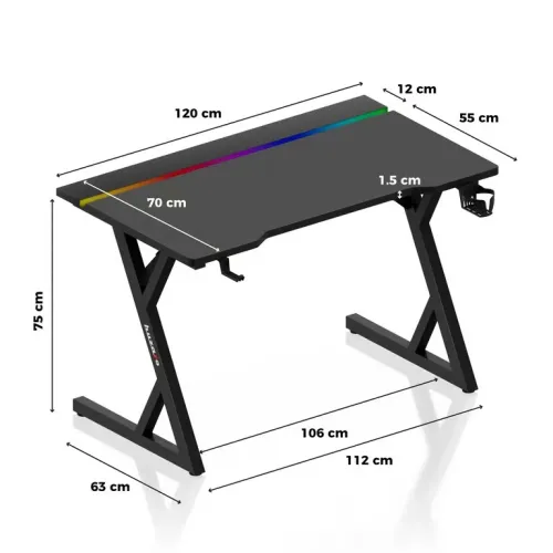 Huzaro Hero 2.4 RGB Black