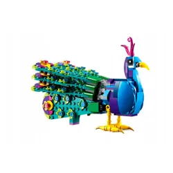 Lego paw Creator 3w1 egzotyczny 31157 z ruchomym ogonem i podstawką