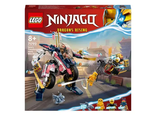 LEGO Ninjago 71792 Sora'nın kürkü yarış bisikletine dönüşüyor