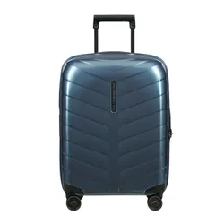 Маленький расширяемый чемодан Samsonite Attrix 55 см (20/23 см) - steel blue