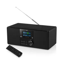 Radioodbiornik JVC RA-E981B Radio FM DAB+ Internetowe Bluetooth Czarny