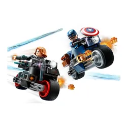 LEGO Super Heroes 76260 Motocykle Czarnej Wdowy i Kapitana Ameryki