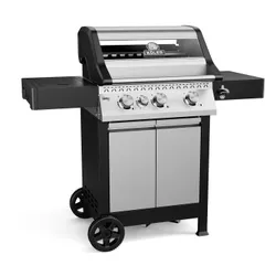Grill gazowy KOLER Krone Compact Srebrny 15.5 kW 60 x 46 cm