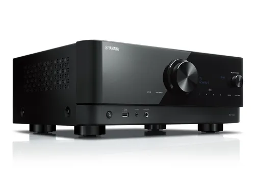 Zestaw stereo Yamaha MusicCast RX-V4A, Indiana Line Nota 550 X (czarny dąb)