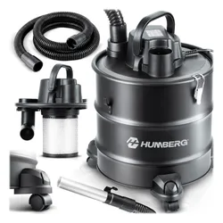 Odkurzacz przemysłowy Humberg HM-405 do popiołu kominka pieca grilla 18L 1000W