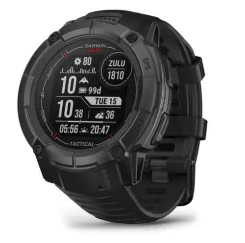 Смарт-часы Garmin Instinct 2x Solar Tactical Edition (черный)