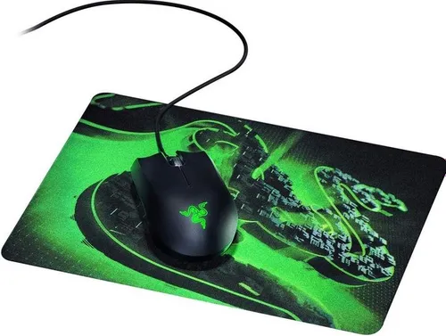 Myszka gamingowa Razer Abyssus Lite Podkładka Goliathus Czarny