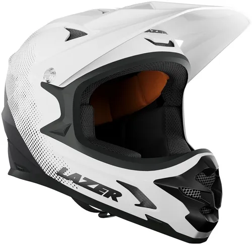Kask rowerowy LAZER Phoenix+ Czarno-biały Full Face (rozmiar S)