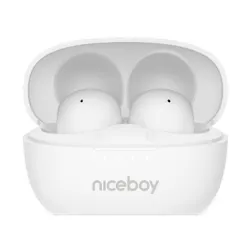 Słuchawki dokanałowe NICEBOY Podsie 4 Pop Biały
