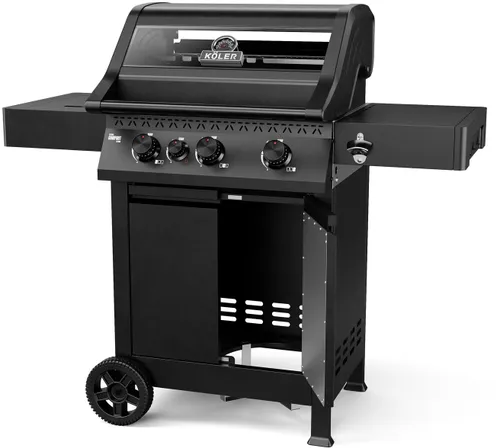 Grill gazowy KOLER Krone Compact Czarny 15.5 kW 60 x 46 cm