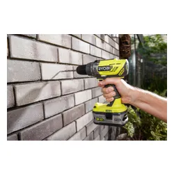 Wiertarko-wkrętarka RYOBI R18PD3-0 + Akumulator RYOBI RC18120-125 2.5Ah 18V + Ładowarka