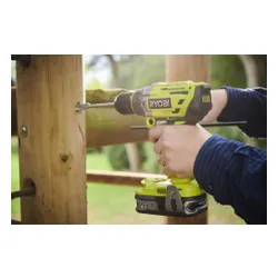 Wiertarko-wkrętarka RYOBI R18PD7-0 + Akumulator RYOBI RC18120-125 2.5Ah 18V + Ładowarka