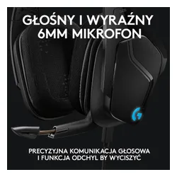 Наушники геймерские / игровые Logitech G635 Черные (981-000750)