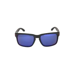 HOLBROOK UNISEX - Okulary przeciwsłoneczne - matte black/positive red iridium