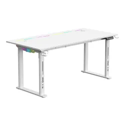 Biurko gamingowe COBRA Electra S CRF1622ELWHRGB Biały