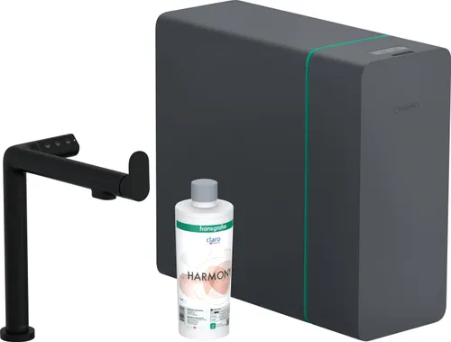 Bateria HANSGROHE Aqittura M91 76837670 z filtrem Czarny mat