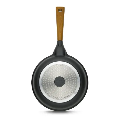 GERLACH Natur 28 cm - patelnia ceramiczna nieprzywierająca z pokrywką