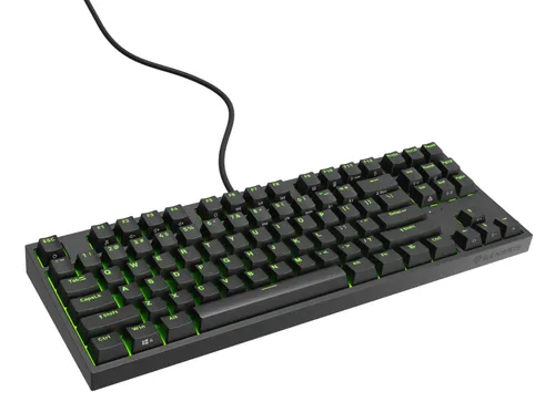 Klawiatura mechaniczna Genesis Thor 404 TKL US RGB - Gateron Yellow Pro - czarny