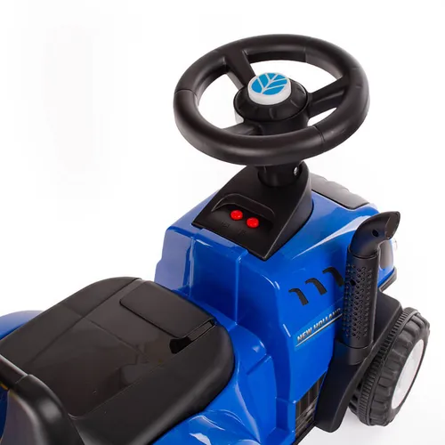 Jeździk traktor z przyczepką New Holland jeździdełko dla dziecka pojazd 12M+ niebieski