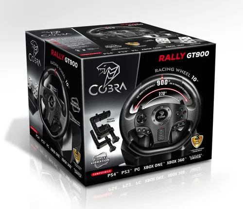 Kierownica COBRA Rally GT900 (PC/PS3/PS4/XBOX ONE/SWITCH)