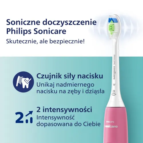 Szczoteczka soniczna PHILIPS Sonicare 4100 HX3689 41 Różowy