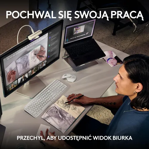 Kamera internetowa Logitech MX Brio Ultra HD 4K Szary