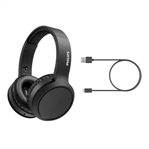 Słuchawki bezprzewodowe Philips TAH5205BK/00 Nauszne Bluetooth 5.0 Czarny