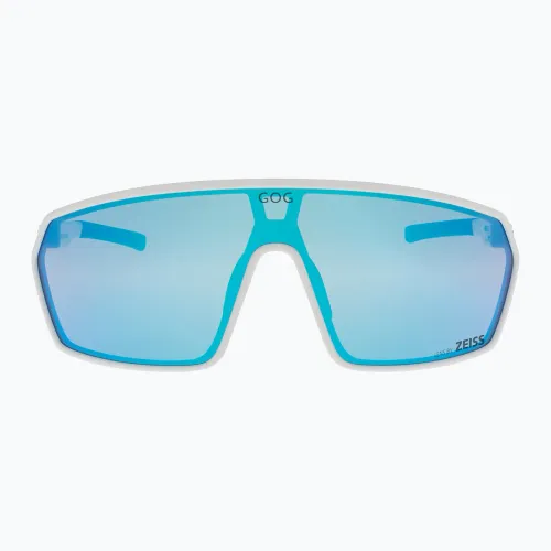 Okulary przeciwsłoneczne GOG Freya matt white/black/reflex sky blue