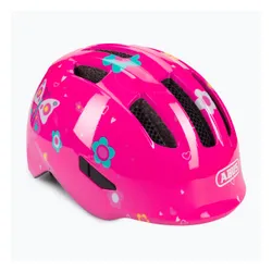 Kask rowerowy dziecięcy ABUS Smiley 3.0 pink butterfly